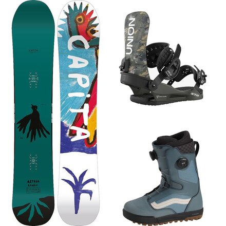 Aeronaut Snowboard + Union STR Binding + Vans Aura Pro Boot