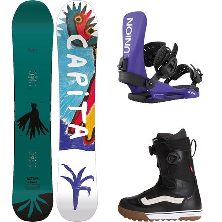 Aeronaut Snowboard + Union STR Binding + Vans Aura Pro Boot