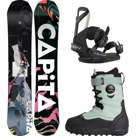 D.O.A. Snowboard + Union Falcor Binding + Vans Infuse Boot