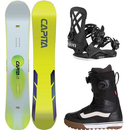 Mercury Snowboard + Union STR Binding + Vans Aura Pro Boot