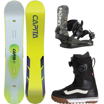 Mercury Snowboard + Union STR Binding + Vans Aura Pro Boot