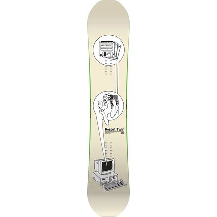 Capita - Spring Break Resort Twin Snowboard + STR Binding + Aura OG