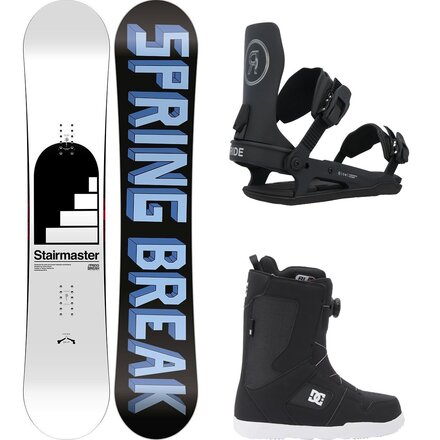 Spring Break Stairmaster Snowboard + C-6 Binding + Phase BOA