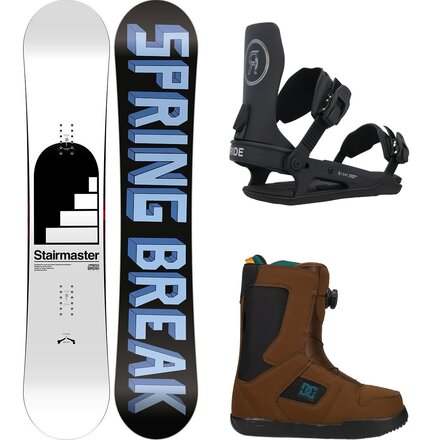 Spring Break Stairmaster Snowboard + C-6 Binding + Phase BOA