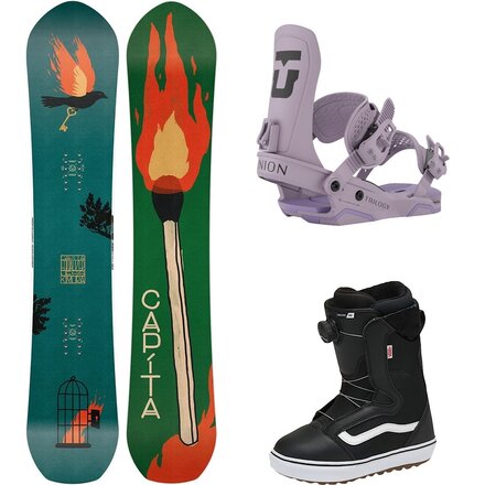 Equalizer w/ Encore OG + Trilogy Snowboard Pkg - Women's