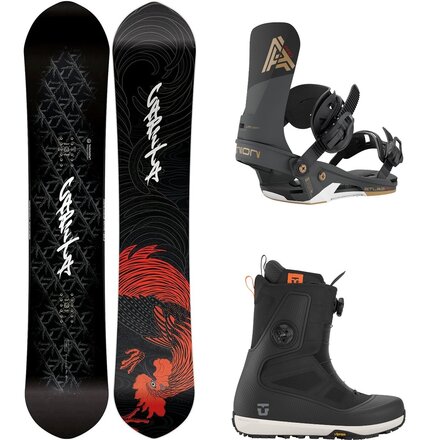 Kazu Kokubo Pro w/ Reset Pro + Atlas Pro Snowboard Pkg