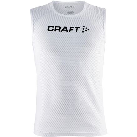 Craft - COOL Mesh Superlight Sleeveless Baselayer - GWP - White/Black