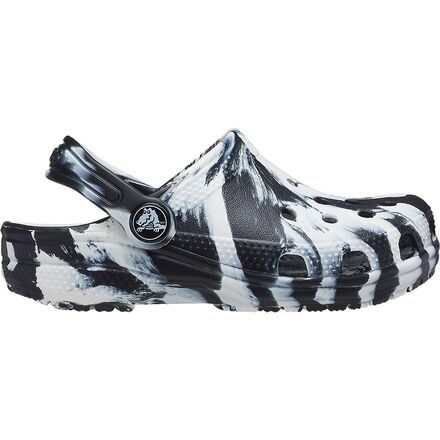 Crocs - Classic Marbled Clog - Toddlers' - Black/White