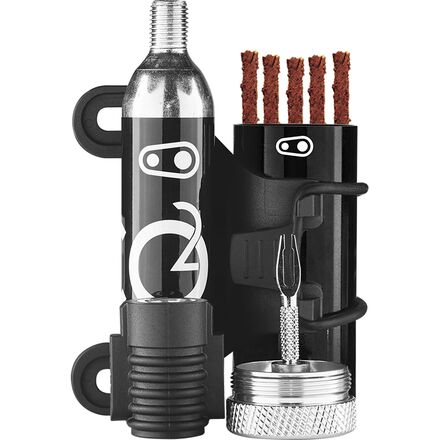 Crank Brothers - Cigar Tool Plug Kit + CO2 Head - Black/Silver