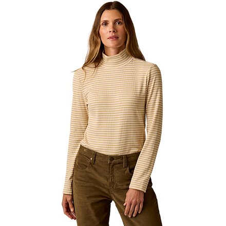 Denise Rib Turtleneck Top - Women's