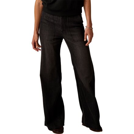 Farrah Lightweight Denim Wide Leg Pant - Women's