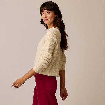 Carve Designs - Monroe Cable Sweater - Women's