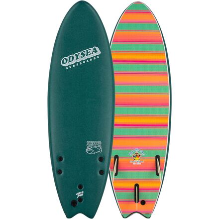 Catch Surf - Odysea Skipper Tri-Johnny R Surfboard - Verde Green 22