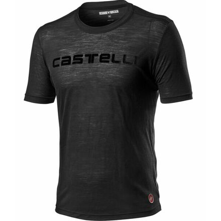 Castelli - Merino Castelli T-Shirt - Men's - Light Black