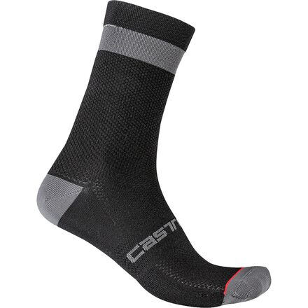 Castelli - Alpha 15 Sock - Women's - Black/Dark Gray