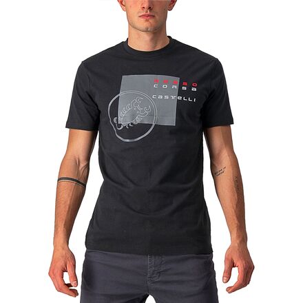 Castelli - Maurizio T-Shirt - Men's - Black/Dark Gray/Red