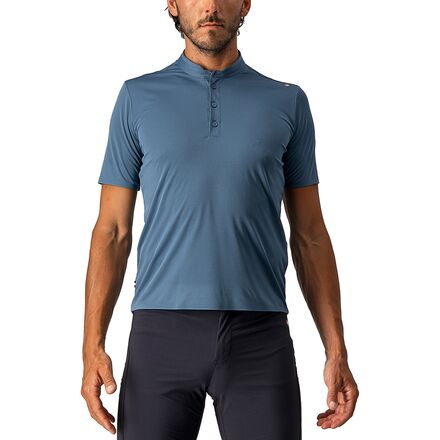 Castelli - Tech 2 Polo Shirt - Men's - Light Steel Blue