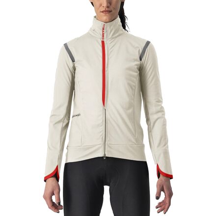 Castelli - Alpha Ultimate Insulated Jacket - Women's - Chalk/Red