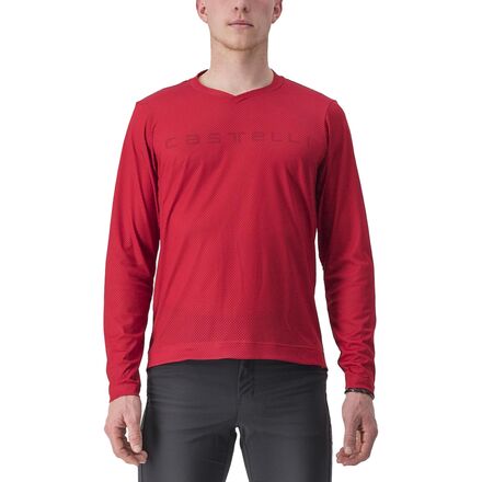 Castelli - Trail Tech 2 Long-Sleeve T-Shirt - Men's - Dark Red