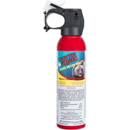 Counter Assault - Bear Deterrent Spray + Belt Holster - 8.1oz