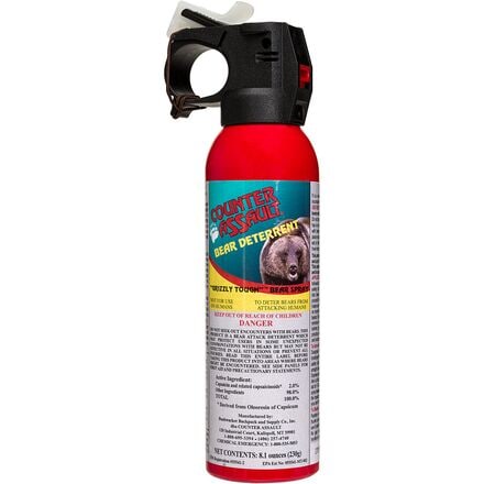 Counter Assault - 8.1oz Bear Deterrent Spray - Red