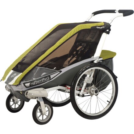 Thule Chariot - Cougar 1 Stroller with Strolling Kit