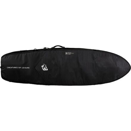 Creatures of Leisure - Fish Double DT 2.0 Surfboard Bag - Black/Silver