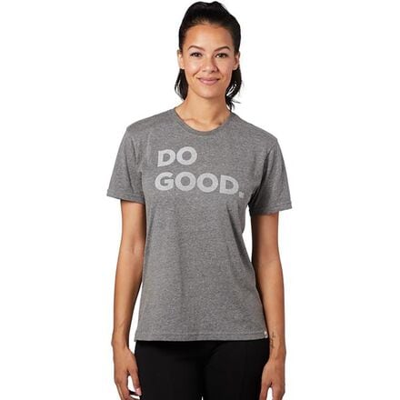 Cotopaxi - Do Good T-Shirt - Women's - Heather Grey