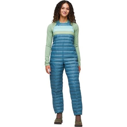 Cotopaxi - Fuego Down Overall - Women's - Blue Spruce Stripes