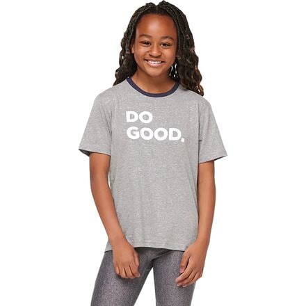 Cotopaxi - Do Good Organic T-Shirt - Kids' - Heather Grey