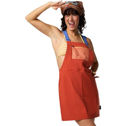 orange dress overall Cheetah Top And Rust Orange Denim Overall Dress