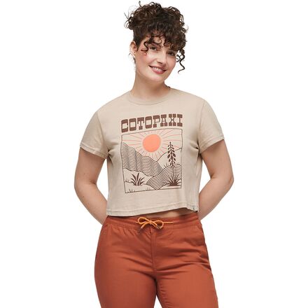 Cotopaxi - Western Hills Organic Crop T-Shirt - Women's - Oatmeal