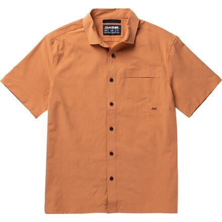 DAKINE - Leeward Button Down Short Sleeve Shirt - Men's - Faded Orange