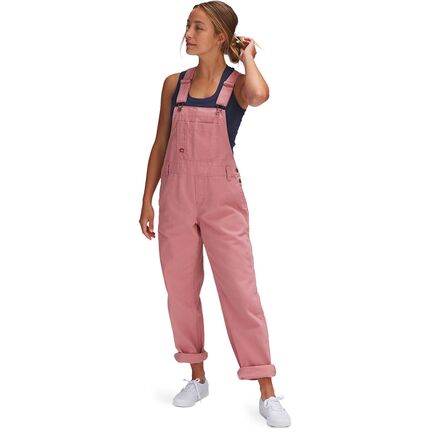 Dickies - Bib Relaxed Straight Overall - Women's - Rinsed Ash Rose