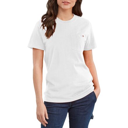 Dickies - Logo Pocket Heavyweight Short-Sleeve T-Shirt - Women's - White