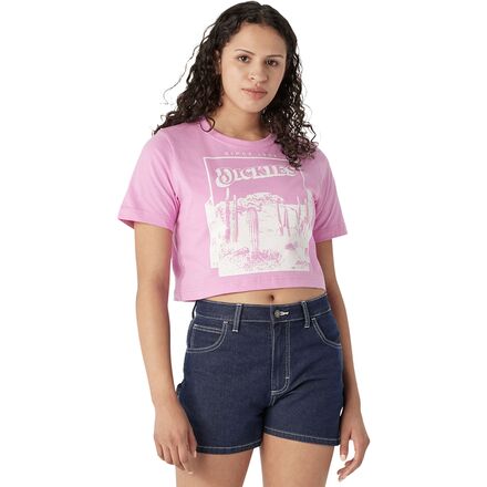 Dickies - Boyfriend Desert Graphic Short-Sleeve T-Shirt - Women's - Wild Rose