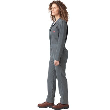 Dickies - Long-Sleeve Hickory Stripe Coverall - Women's