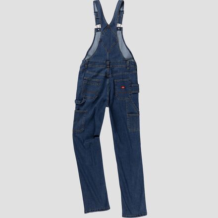 Dickies - Double Front Denim Bib Overalls - Women's