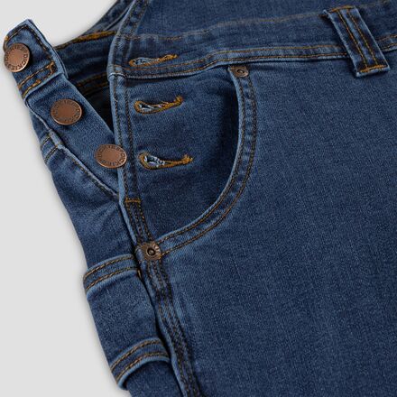 Dickies - Double Front Denim Bib Overalls - Women's