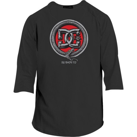 DC - Chris Cole Serpent Ring Raglan T-Shirt - 3/4-Sleeve - Men's