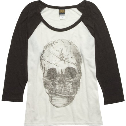Dark Seas - Port Of Death Gritty Raglan T-Shirt - Long-Sleeve - Women's
