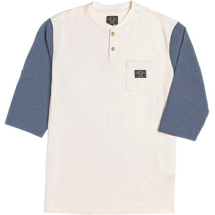 Dark Seas - Corsica Pocket 3/4 Sleeve T-Shirt - Men's - Antique/Blue