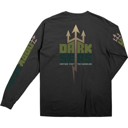Dark Seas - Terrain Long-Sleeve T-Shirt - Men's - Black