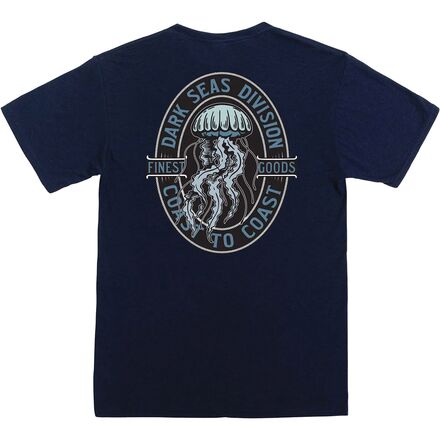 Dark Seas - Translucent Short-Sleeve T-Shirt - Men's - Navy