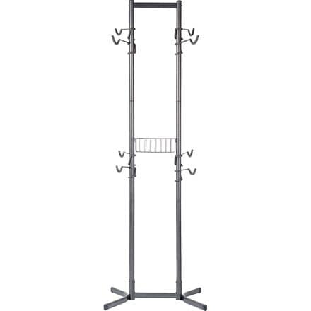 Delta - 4-Bike Free Standing Rack With Basket - One Color