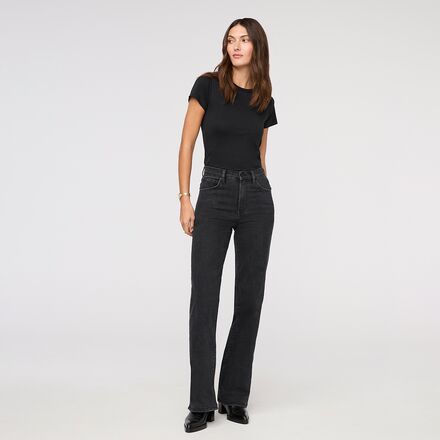 DU/ER - Midweight Performance Denim HighRise Wide Leg Pant - Women's
