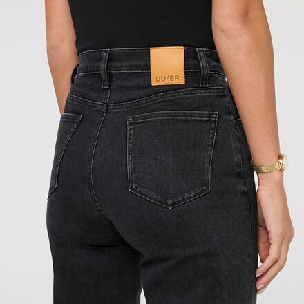 DU/ER - Midweight Performance Denim HighRise Wide Leg Pant - Women's