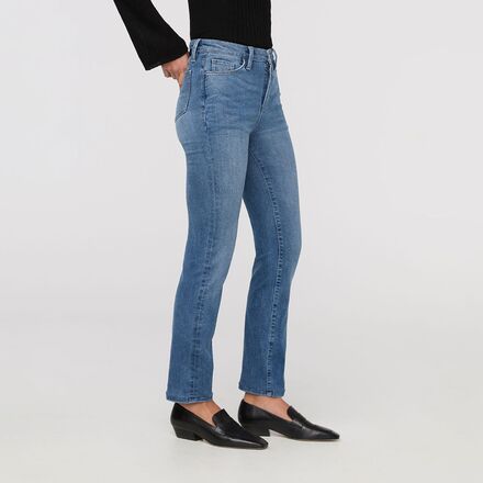 DU/ER - No Sweat Denim High Rise Slim Straight Pant - Women's