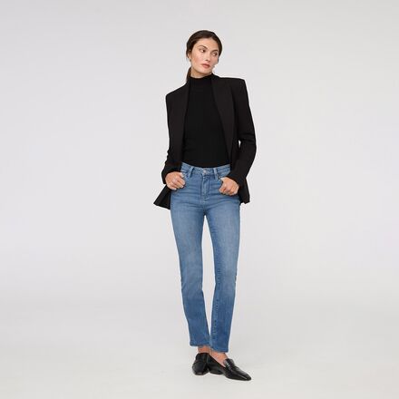 DU/ER - No Sweat Denim High Rise Slim Straight Pant - Women's