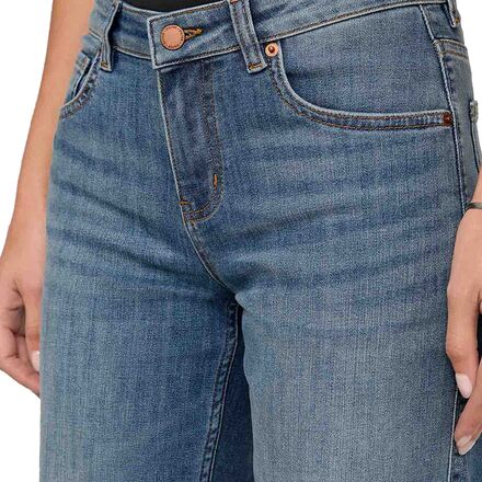 DU/ER - Performance Denim Mid Rise Straight Pant - Women's